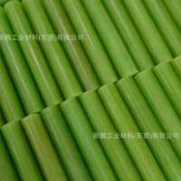 水绿色玻纤棒耐高温环氧棒绝缘棒高强度玻纤绝缘棒厂家加工电木棒