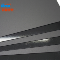 PC生产厂家 现货供应黑色磨砂板材 黑色阻燃PC板材