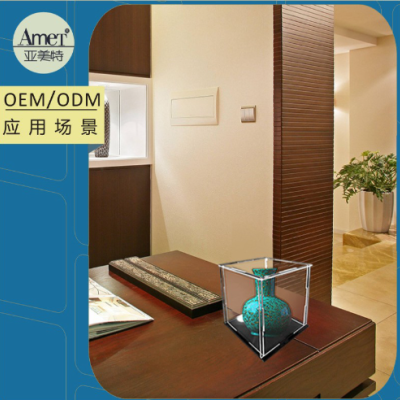 全新360度可拆卸水晶展示盒 高透明亚克力展示收藏盒图3