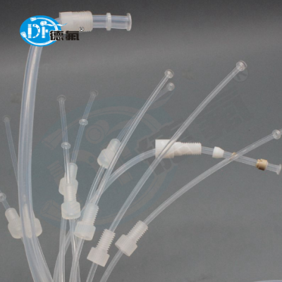 德氟 定制PTFE高压流体泵接头 四氟密封压环 PCTFE PFA1/8挤出管图2