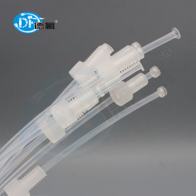 德氟 定制PTFE高压流体泵接头 四氟密封压环 PCTFE PFA1/8挤出管图4