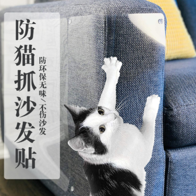 防猫抓贴沙发保护贴 猫爪贴透明规格防抓贴 家具防猫抓贴pet图2