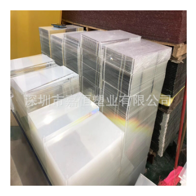 透明亚克力板乳白色磨砂有机玻璃板透明厚板加工切割彩色广告板材图2