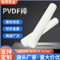 PVDF棒材雕刻零切 耐强酸白透自产自销量大从优