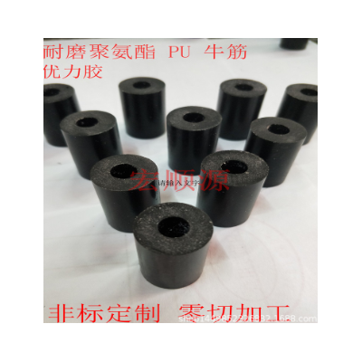 黑色聚氨酯空心棒pu棒 弹性胶棒图3