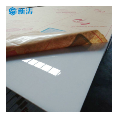 挤压奶白色亚克力板材 新涛PMMA白色亚克力板 广告有机玻璃板图2