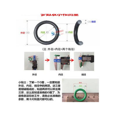 现货氟胶O型圈线径2.4外径8-100耐高温耐图3