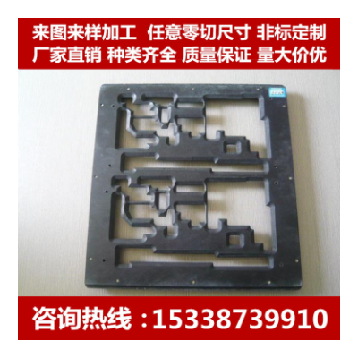 黑色合成石碳纤维板材吸水耐高温隔热绝缘石棉棒厂家零切加工图4