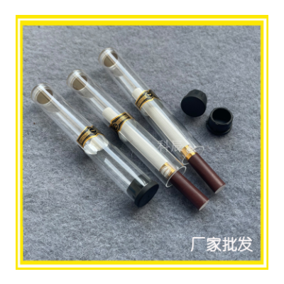 PC透明圆管香烟包装管3只装PC塑料管15mm便携式香烟透明线香管图2