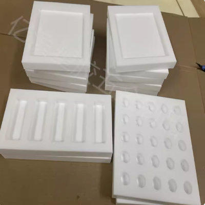 实验水凝胶模具聚四氟乙烯模具 PTFE哑铃凹槽铁氟龙圆槽长条加工图4