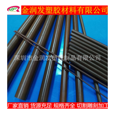 红棕色 咖啡色PI棒材 超耐高温聚酰亚胺棒材图2