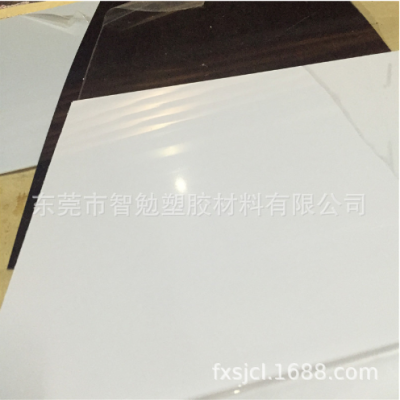 加工亮哑面黑白ABS板防静电阻燃纹路吸塑ABS片材厂家ABS胶片图2
