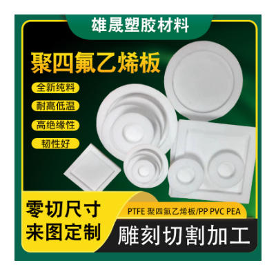 厂家直供聚四氟乙烯ptfe板 铁氟龙塑料板材棒材 可任意 切割四氟板图2