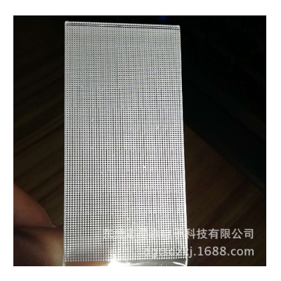 亚克力发光展示板镭射精密导光板异形弧形导光板激光图5