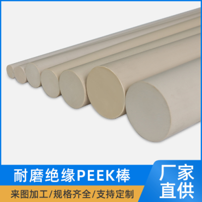 耐高温耐磨聚醚醚酮本色peek棒可按客户需求定制防静电绝缘peek棒图2